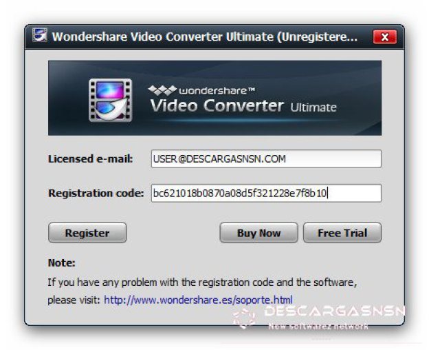 Wondershare Video Converter Free Registration Key